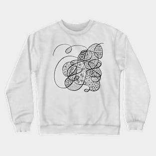 Curly mandala Crewneck Sweatshirt